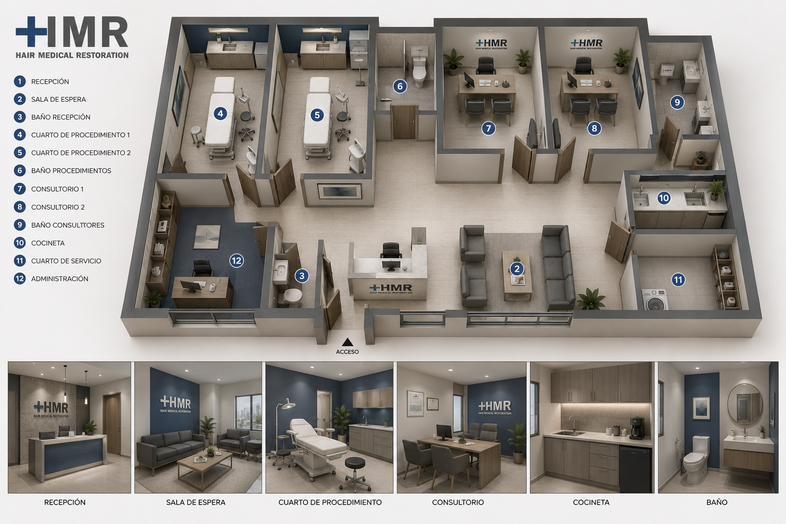 HMR Scottsdale Clinic concept render